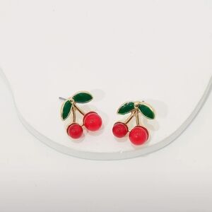Cherry Stud Earrings